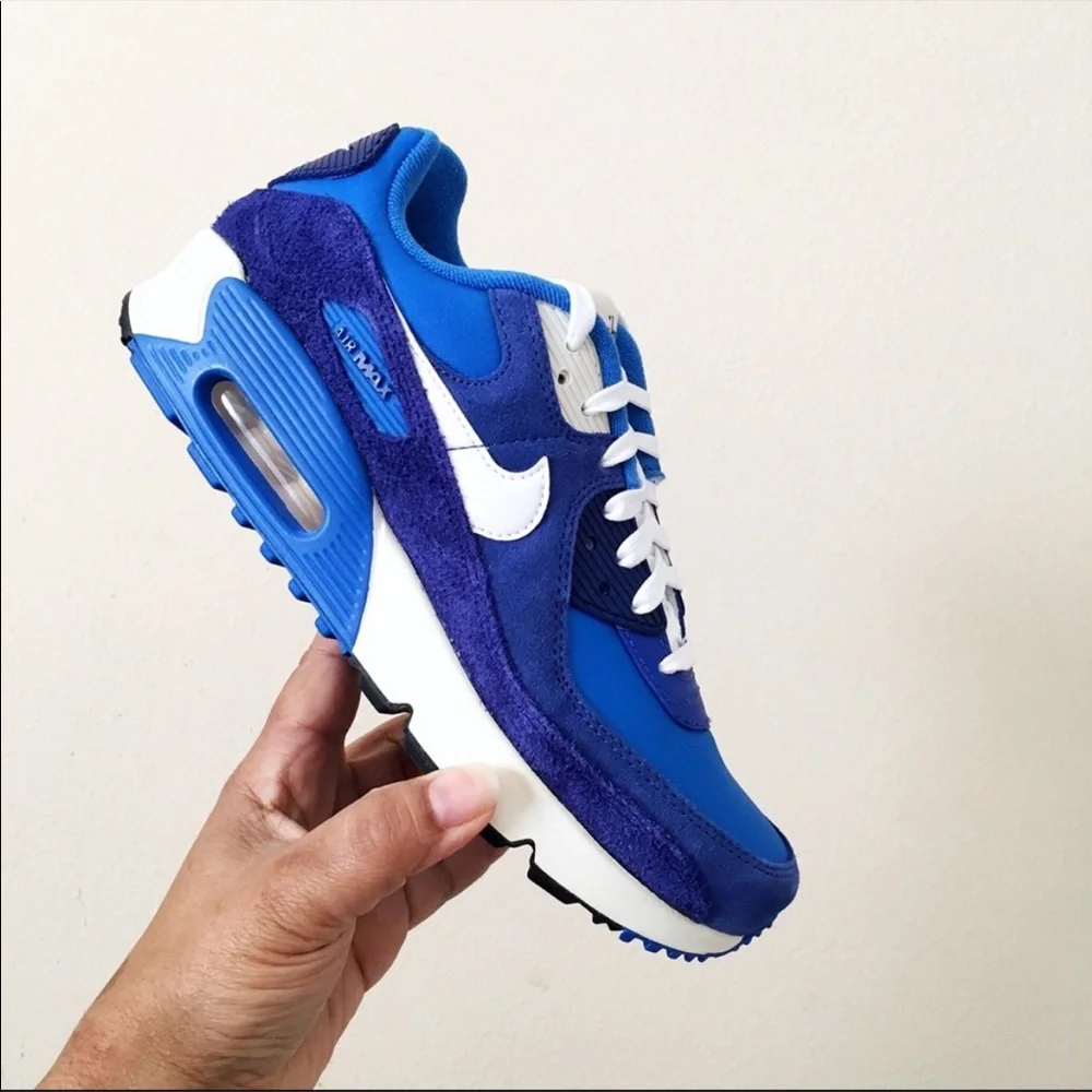 Nike Women's Air Max Sneakers in Blue and White